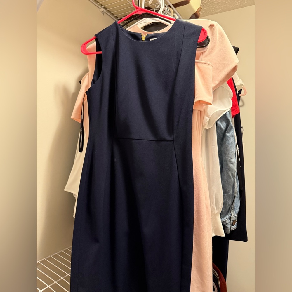 Calvin Klein Midnight Blue Suit Dress